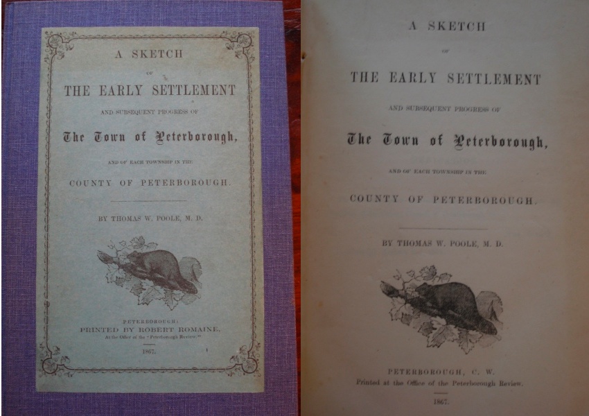 A Sketch of the Early Settlement and Subsequent Progress of the Town of Peterborough.