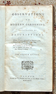 Observations on Modern Gardening Illustrated by Descriptions.