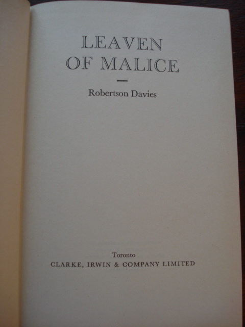 Leaven of Malice