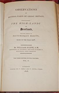 Observations on Several Parts of Great Britain, Particularly the High-Lands of Scotland, Relative Chiefly to Picturesque Beauty, Made in the Year 1776.