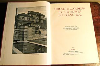 Houses & Gardens by Sir Edwin Lutyens, R. A..