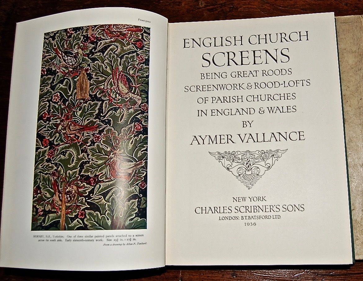  English Church Screens, Being Great Roods, Screenwork & Rood-Lofts of Parish Churches in England and Wales.