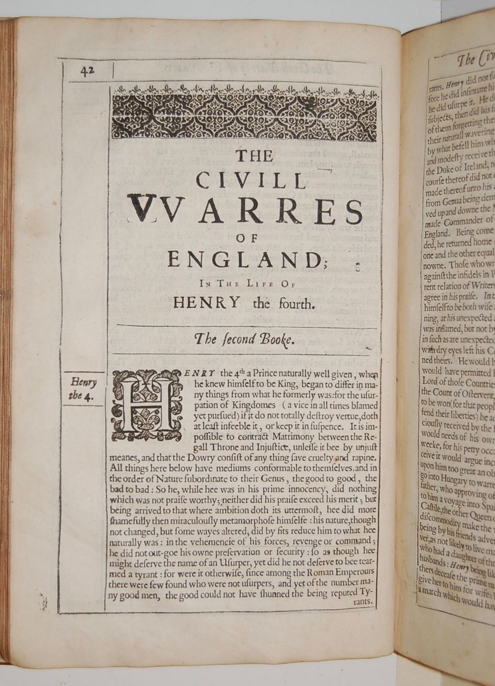  An History of the Civil VVarres of England, Between the two Houses of Lancaster and Yorke. 