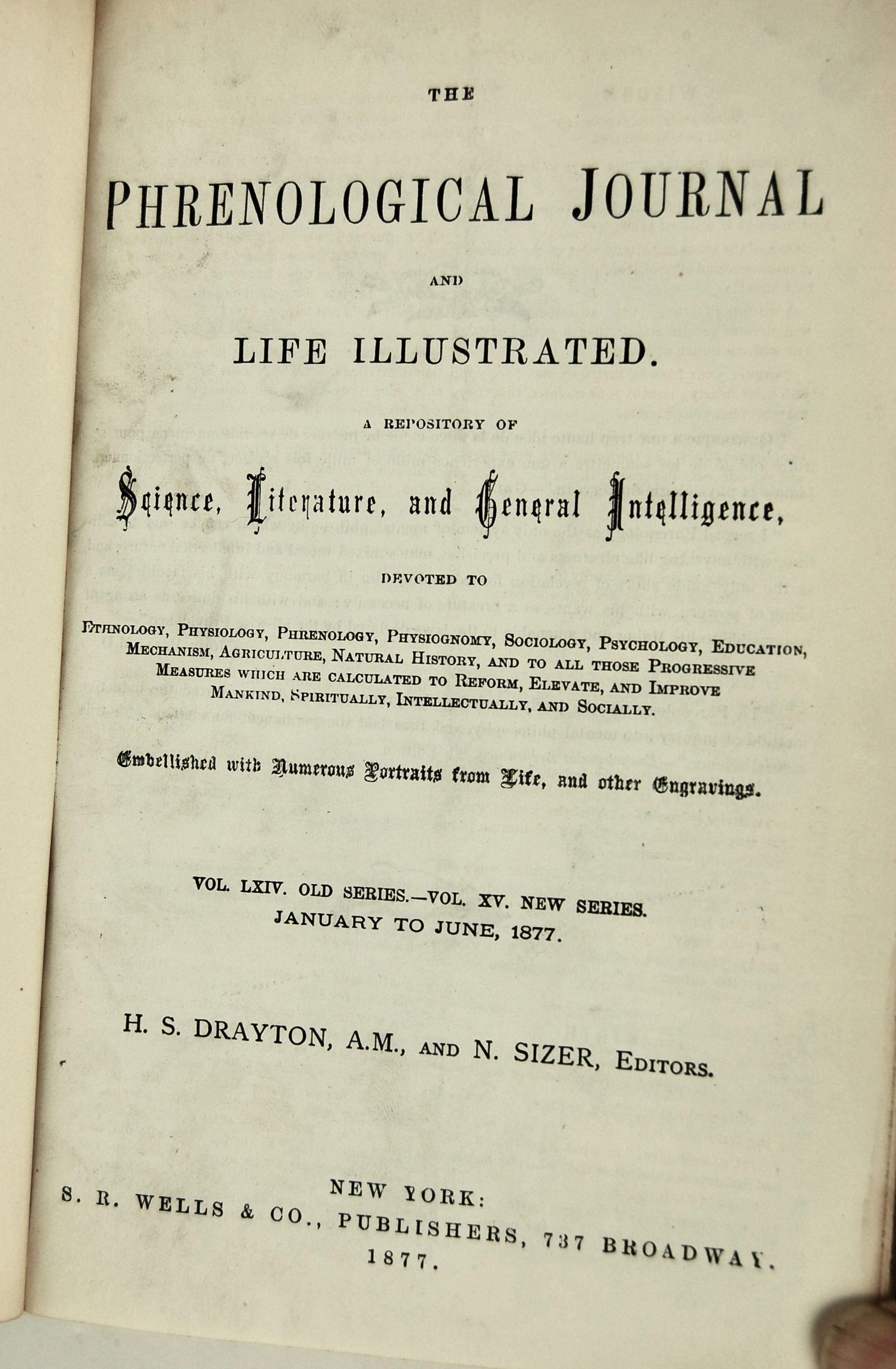 The Phrenological Journal and Life Illustrated.