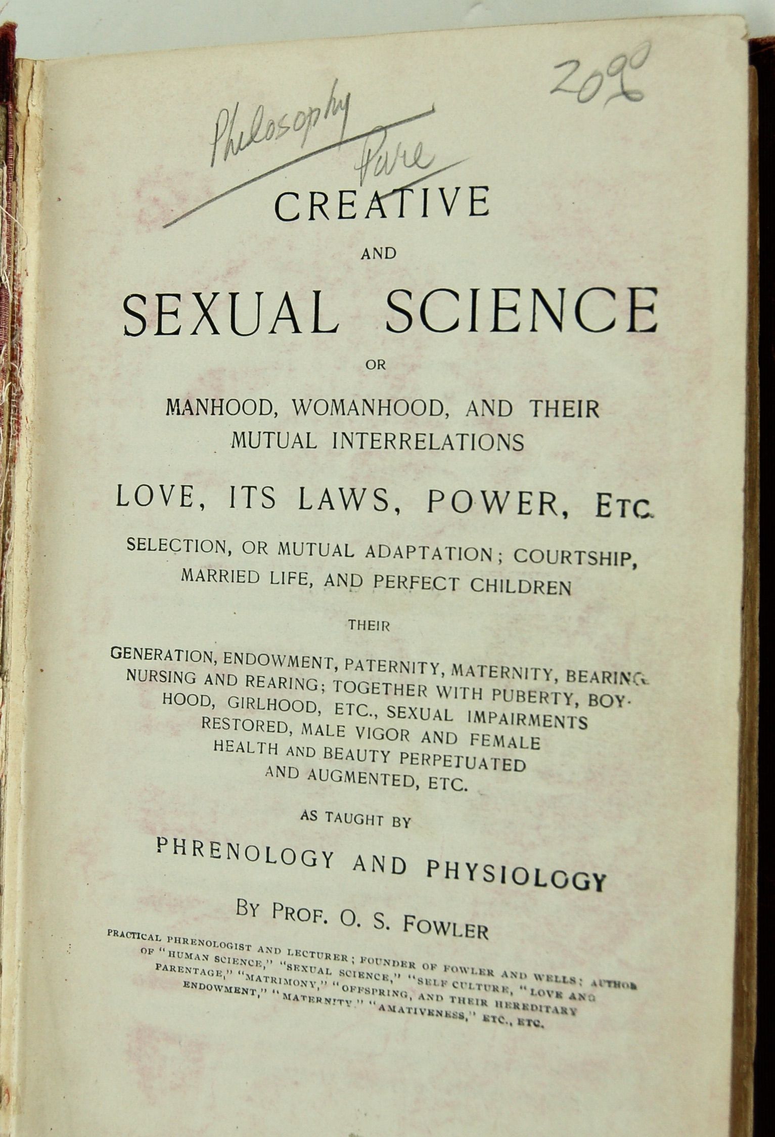  Creative and Sexual Science or Manhood, Womanhood and their Mutual Interrelations… 