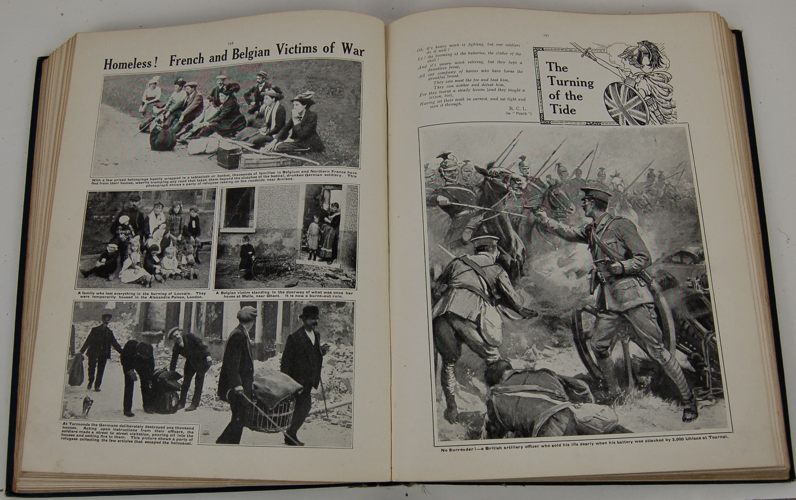 The War Illustrated Album DeLuxe. The Story of the Great European War Told by Camera, Pen, and Pencil.