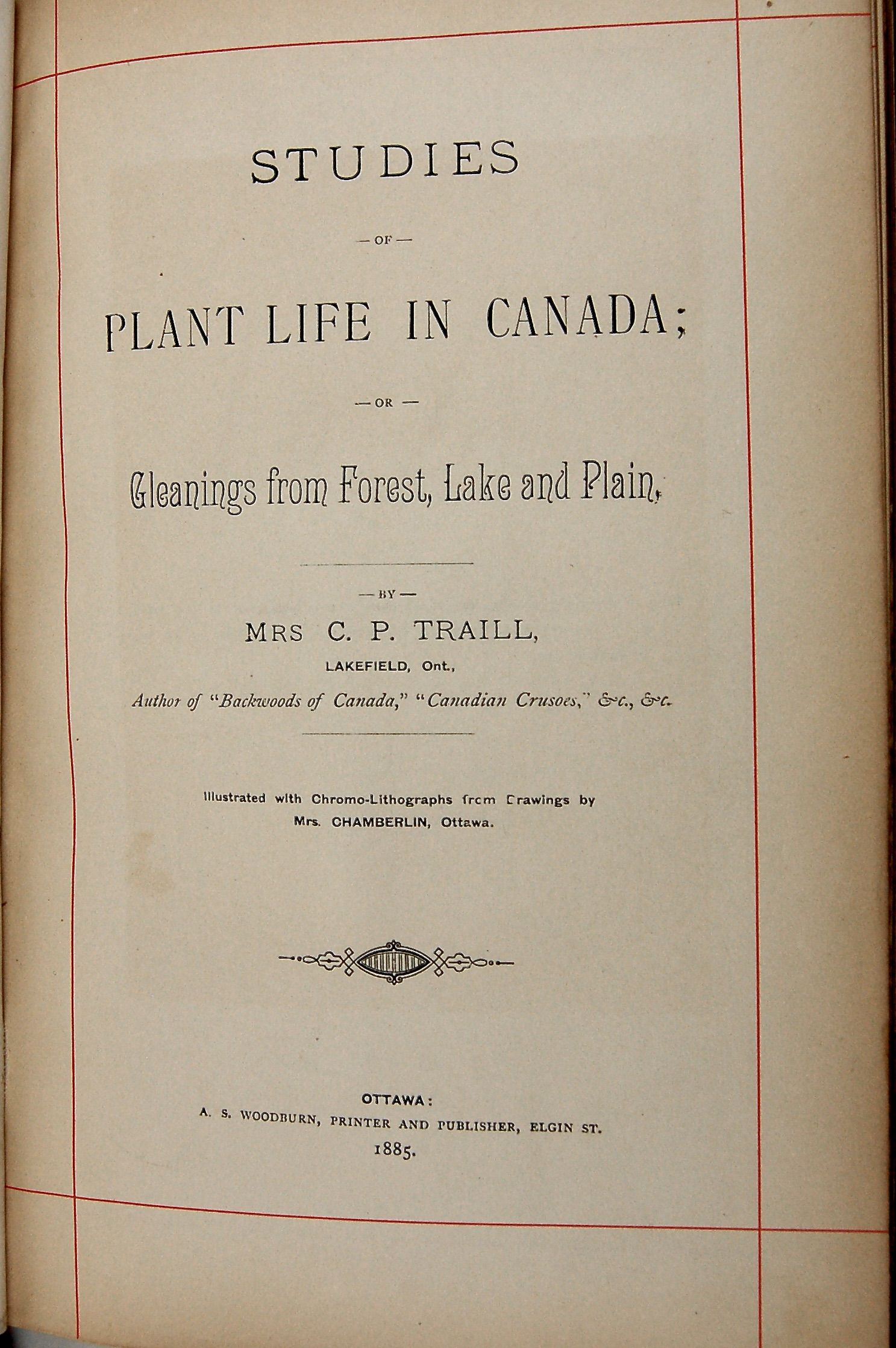 Studies of Plant Life in Canada